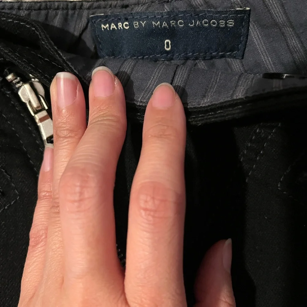 Marc Jacob Denim Zipper Detail Skirt - Picture 4 of 5
